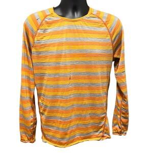 SmartWool Men’s Size M Long Sleeve Baselayer Shirt Top Merino Wool 150 FLAWS